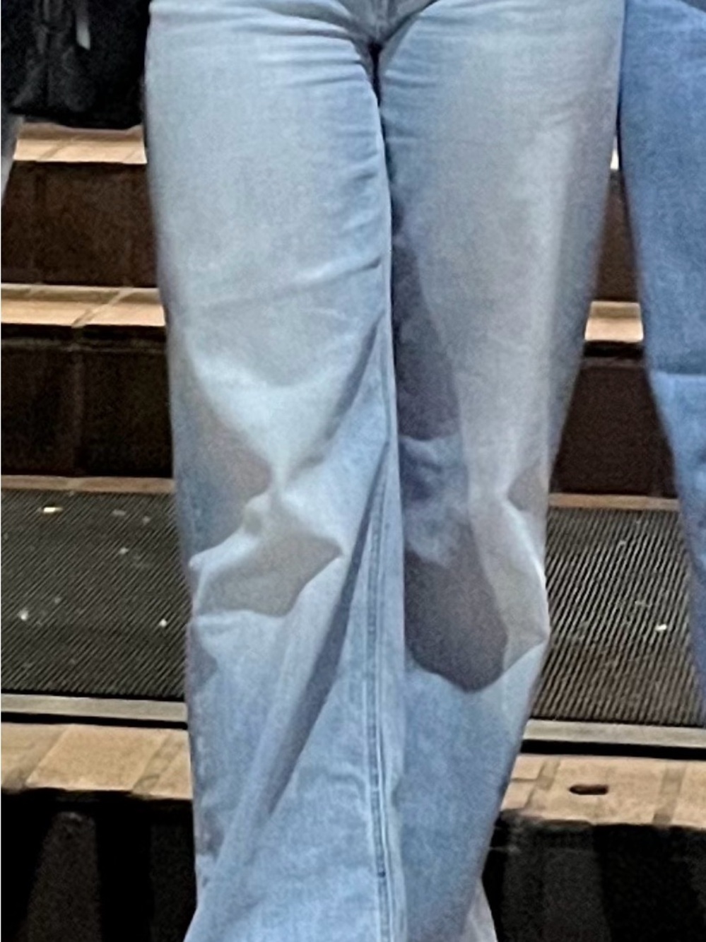 Light Wash Straight-Leg Jeans
